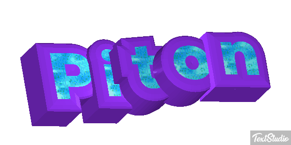 Pitón Efecto de texto