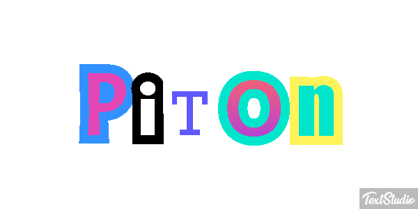 Pitón Efecto de texto