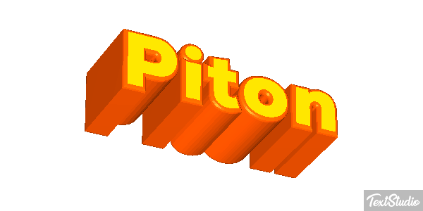 Pitón Efecto de texto