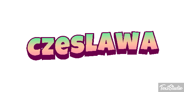 Czesława Texteffekt