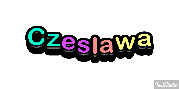 Czesława Texteffekt