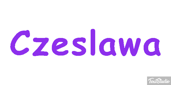 Czesława Texteffekt