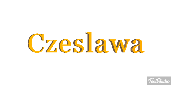 Czesława Texteffekt