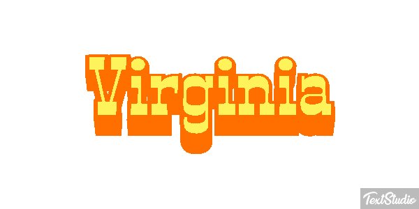 Virginia Text effect
