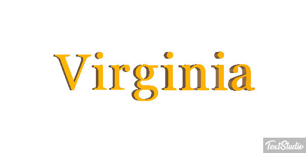 Virginia Text effect
