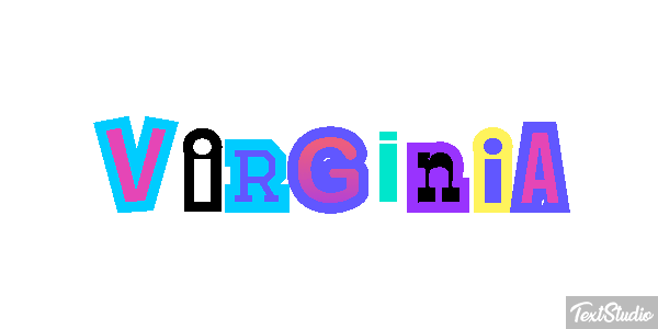 Virginia Text effect