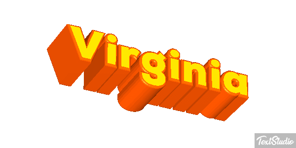 Virginia Text effect
