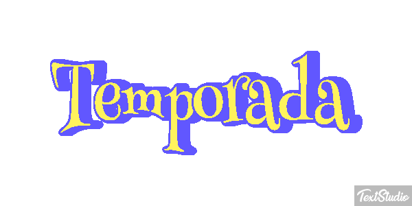 Temporada Efecto de texto