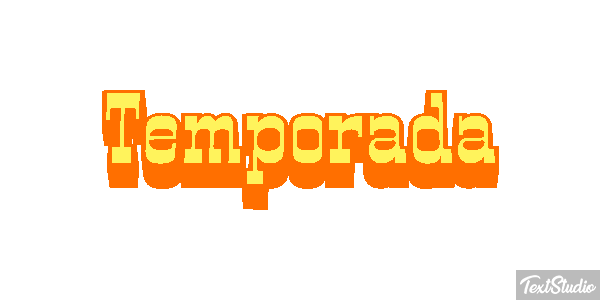 Temporada Efecto de texto