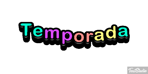 Temporada Efecto de texto