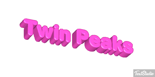 Twin Peaks Efeito do texto