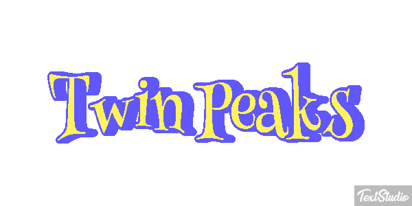 Twin Peaks Efeito do texto