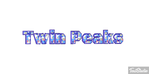 Twin Peaks Efeito do texto