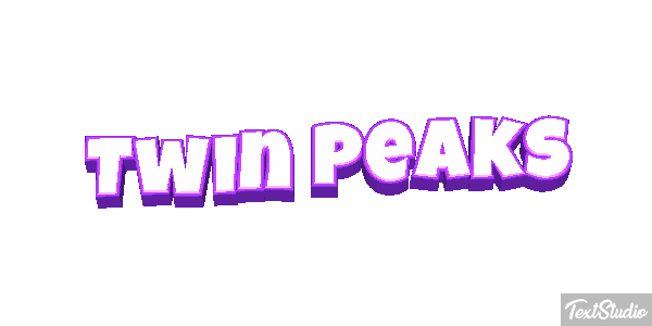 Twin Peaks Efeito do texto