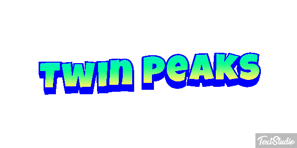 Twin Peaks Efeito do texto