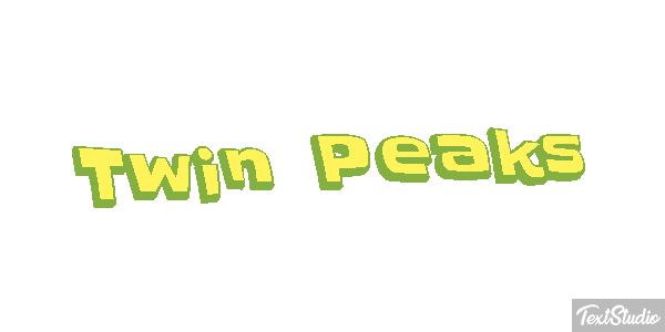 Twin Peaks Efeito do texto