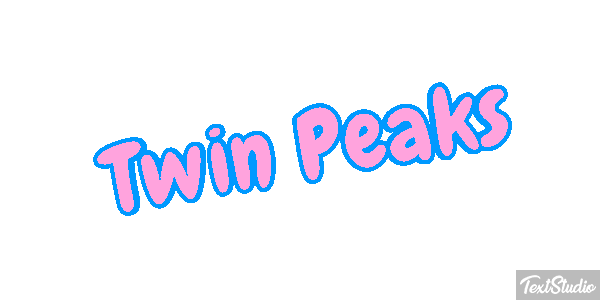Twin Peaks Efeito do texto