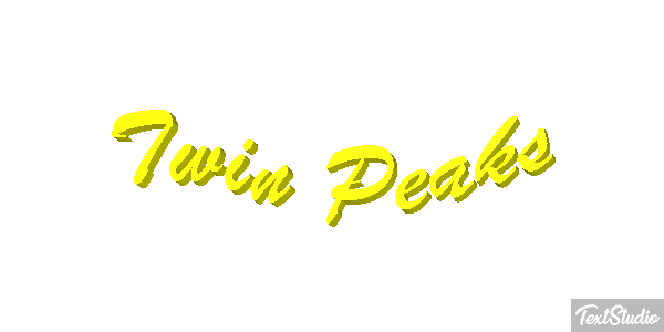 Twin Peaks Efeito do texto