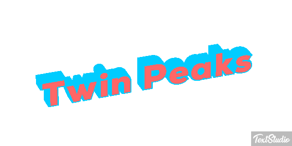 Twin Peaks Efeito do texto