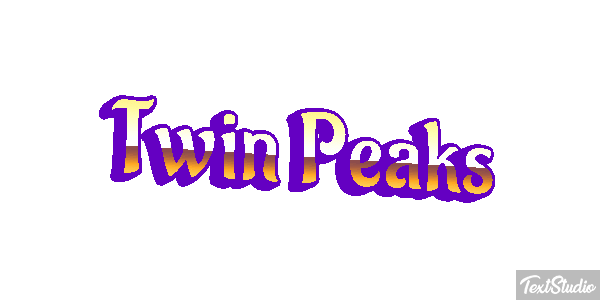Twin Peaks Efeito do texto