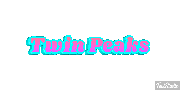 Twin Peaks Efeito do texto