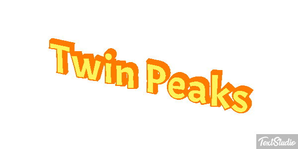 Twin Peaks Efeito do texto