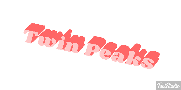 Twin Peaks Efeito do texto