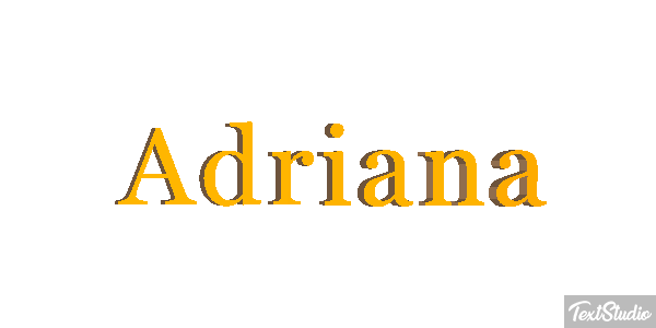 Adriana Text effect