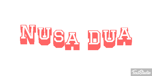 Nusa Dua Efekt tekstowy