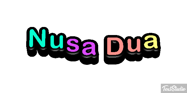 Nusa Dua Efekt tekstowy