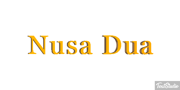 Nusa Dua Efekt tekstowy