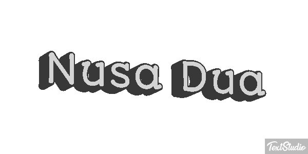 Nusa Dua Efekt tekstowy