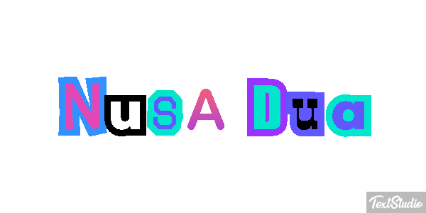 Nusa Dua Efekt tekstowy