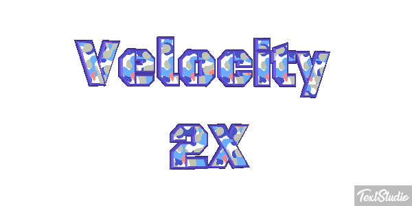 Velocity 2X Effetto testo