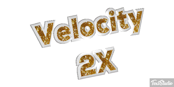 Velocity 2X Effetto testo