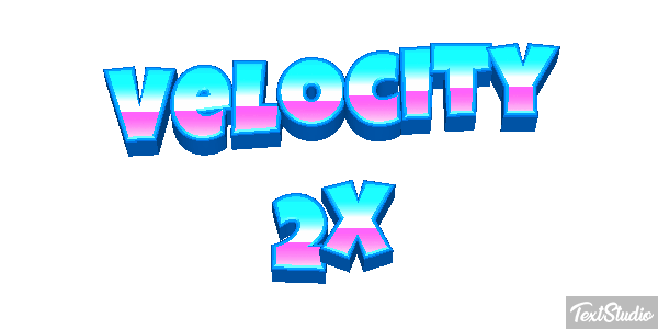 Velocity 2X Effetto testo