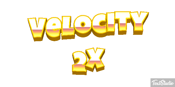 Velocity 2X Effetto testo