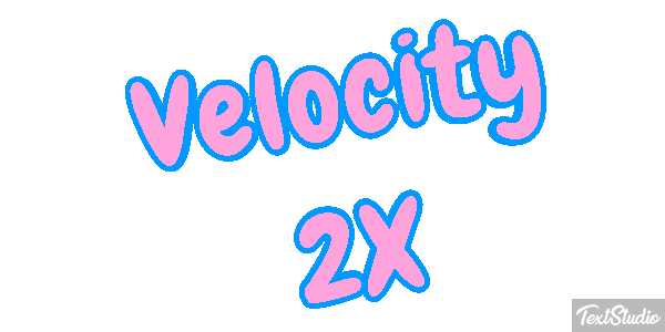 Velocity 2X Effetto testo