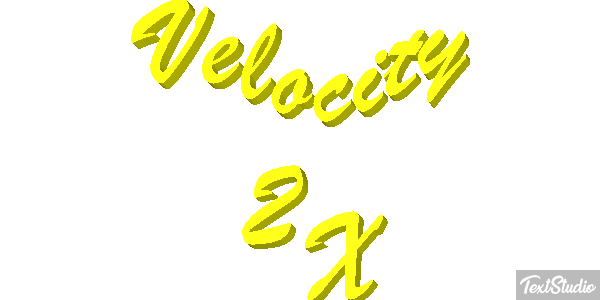 Velocity 2X Effetto testo