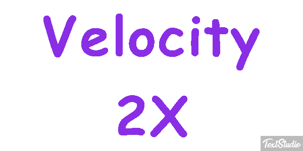 Velocity 2X Effetto testo