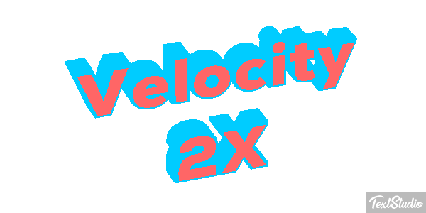 Velocity 2X Effetto testo