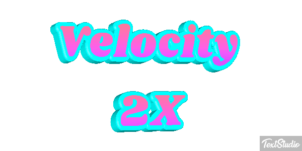 Velocity 2X Effetto testo