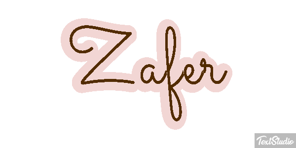 Zafer Texteffekt