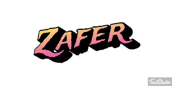 Zafer Texteffekt