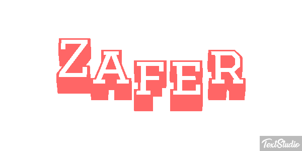 Zafer Texteffekt