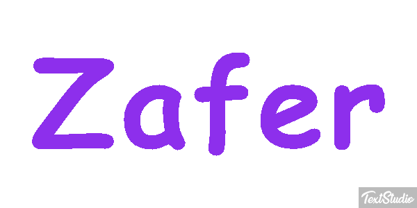Zafer Texteffekt