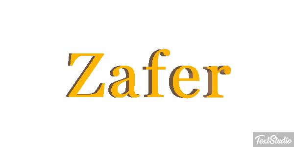 Zafer Texteffekt
