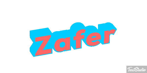 Zafer Texteffekt