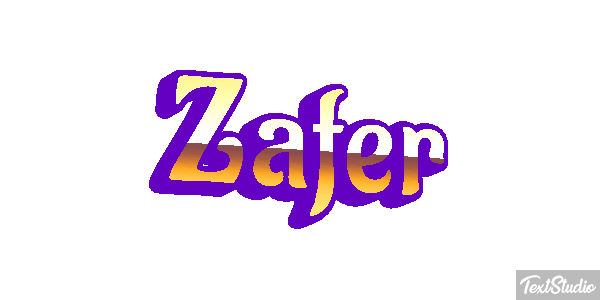 Zafer Texteffekt