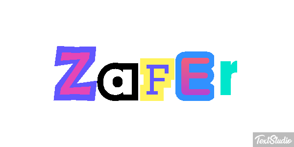 Zafer Texteffekt